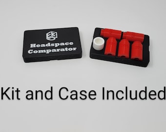Elite 3D Design Headspace Gauge Comparator Kit with Organizer/Holder *Magnetic*