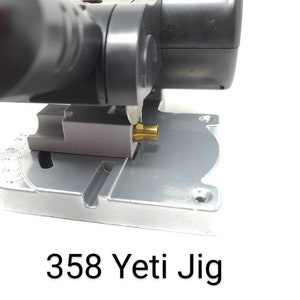 358 Yeti Cut off Trimming Jig Auto-Ejecting Brass Case Trimmer