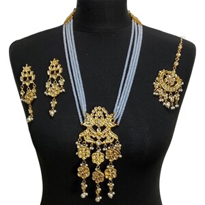 Pakistani jewelry , indian jewelry , Pakistani wedding jewelry , Pakistani mala , indian mala , indian wedding jewelry, white mala
