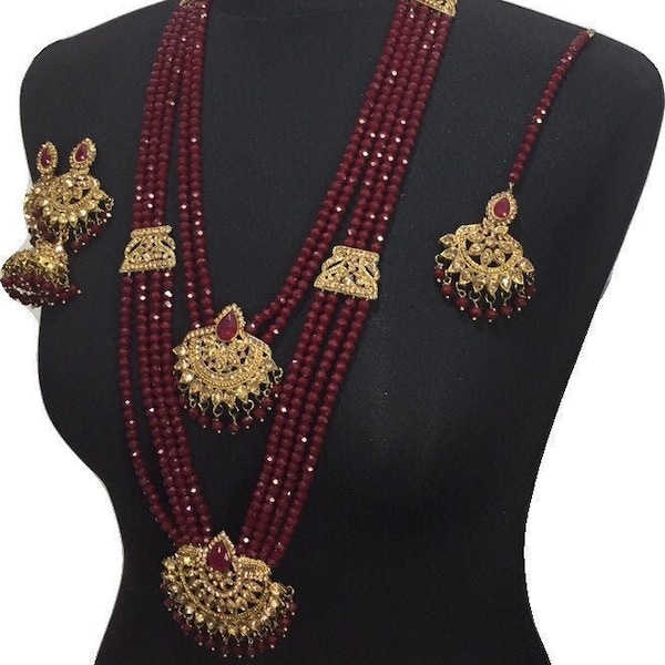 Pakistani jewelry , indian jewelry , Pakistani bridal jewelry , Pakistani jewellery , indian bridal jewelry , gold jewelry, maroon jewelry