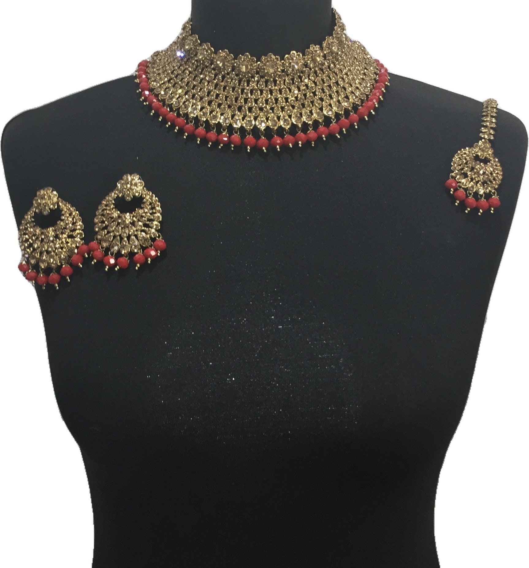 Pakistani jewelry indian jewelry Pakistani Bridal jewelry Etsy