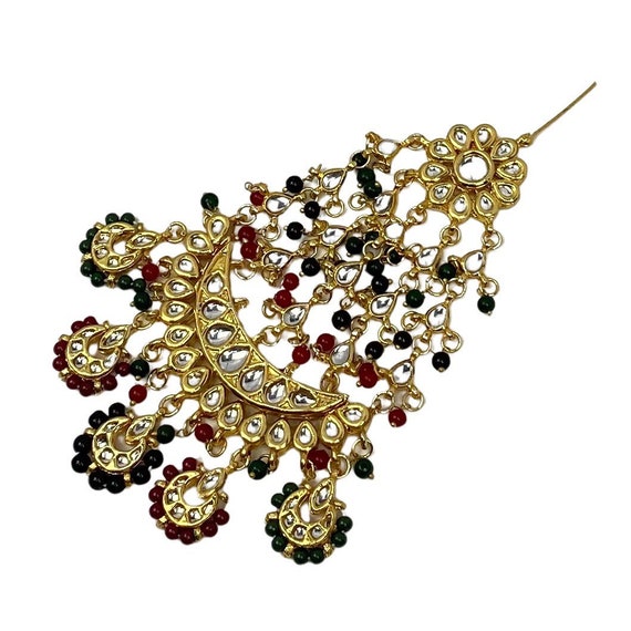Maroon and Green Kundan Jhumar Pakistani Jewellery Kundan - Etsy Maroon and Green Kundan Jhumar Pakistani Jewellery Kundan - Etsy