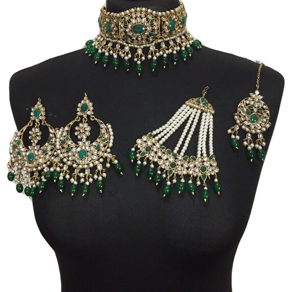 Green asian jewellery clearance
