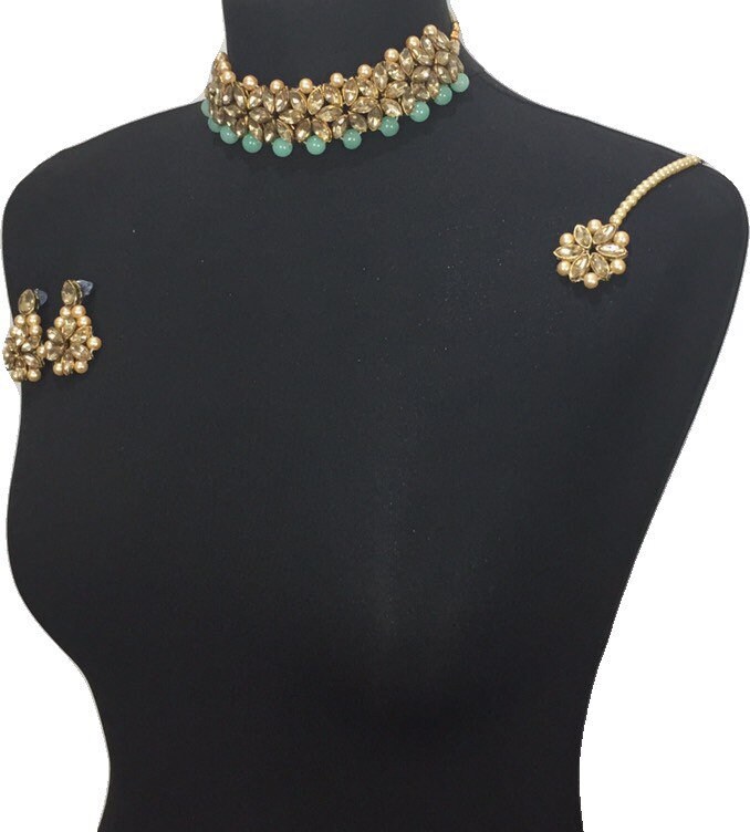 Elegant Pakistani Choker Pakistani Choker Indian Choker Etsy