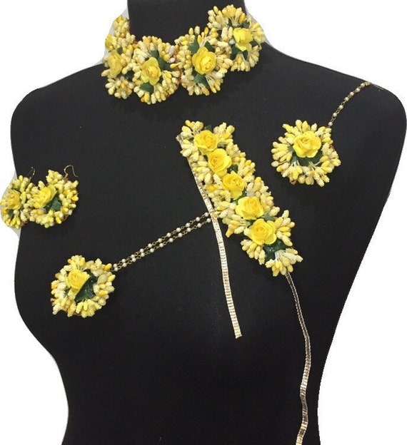 Haldi jewellery set with price discount