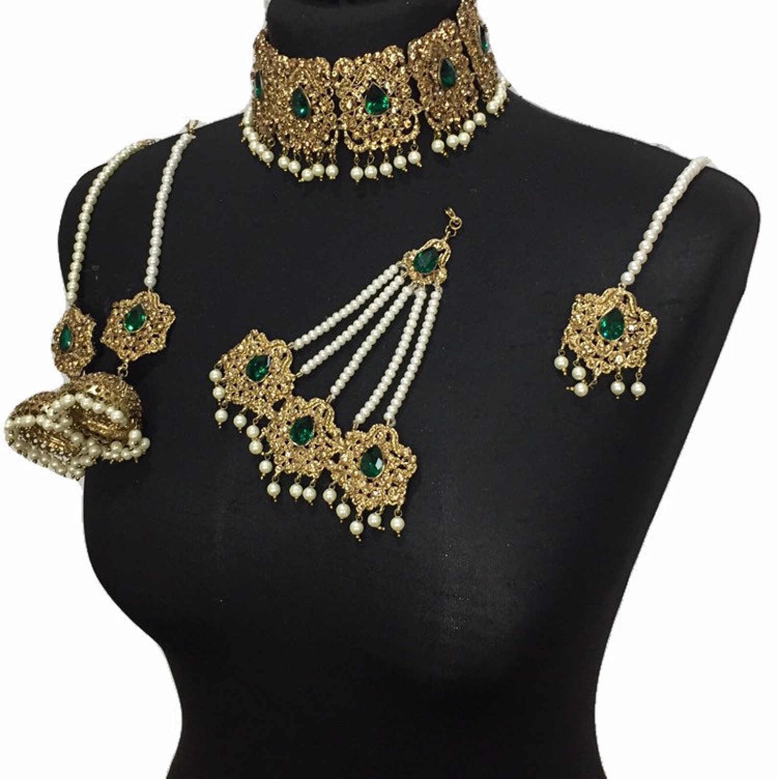Pakistani Jewelry Indian Jewelry Pakistani Wedding Jewelry Etsy