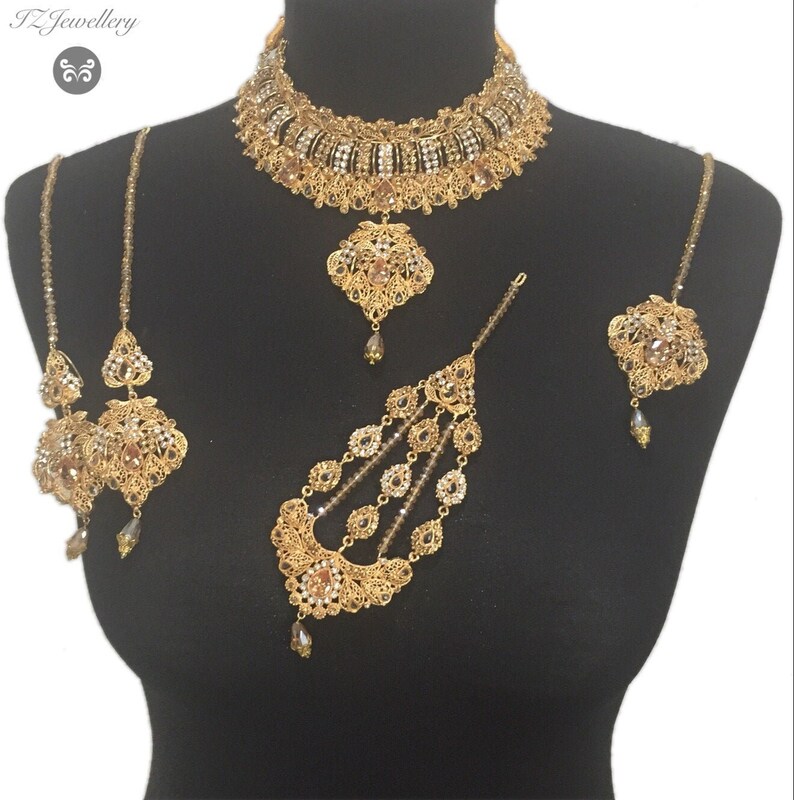 Pakistani Jewelry Indian Jewelry Pakistani Bridal Jewelry Etsy