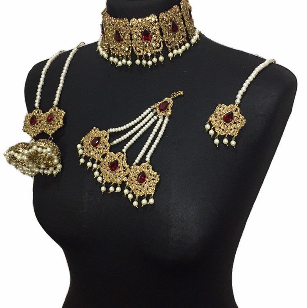 Pakistani Jewelry Indian Jewelry Pakistani Bridal Jewelry Etsy