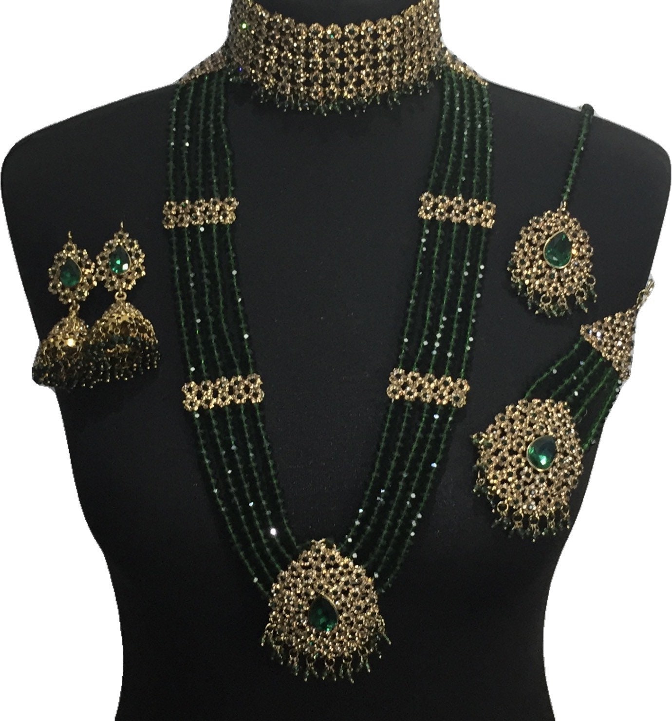Pakistani jewelry indian jewelry Pakistani bridal jewelry Etsy