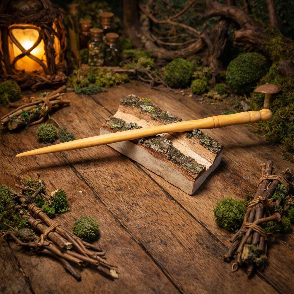 Vine wood wand - Etsy 日本