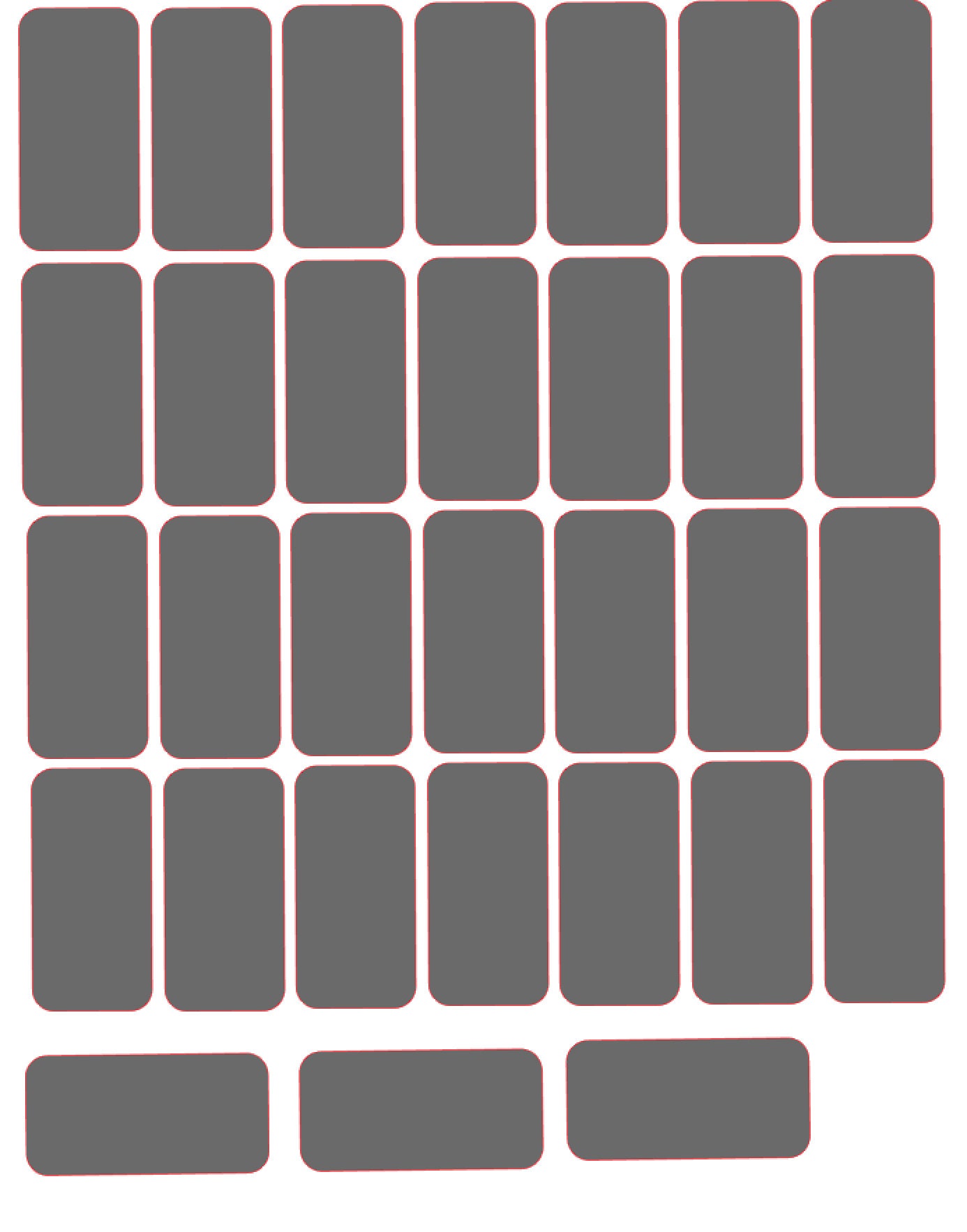 Domino cut template SVG for cricut and silhouette, SVG File,Digital F…