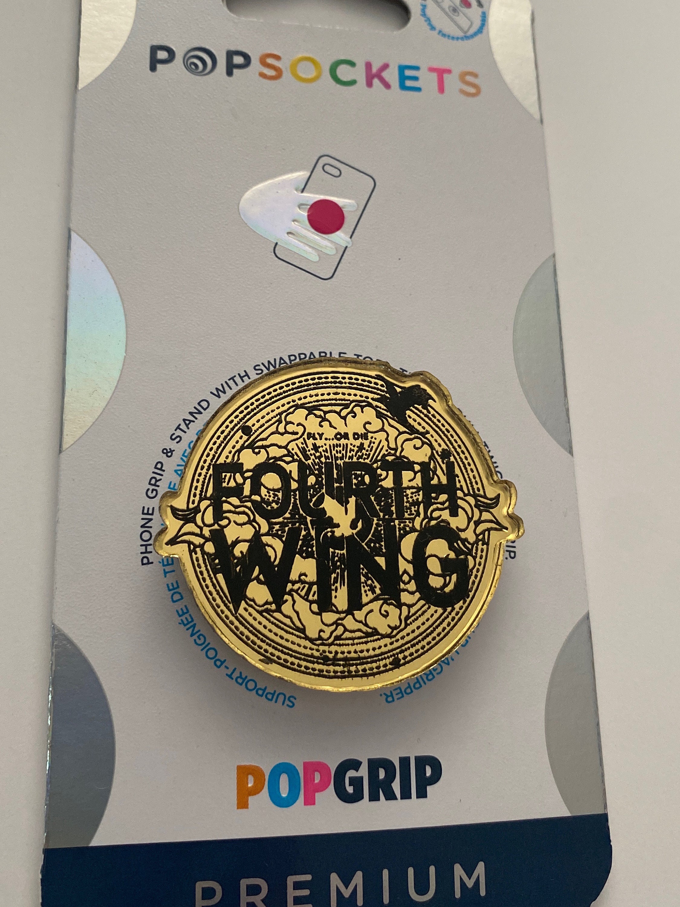 Fourth Wing Phone/kindle Grip - Etsy