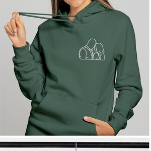 Personalised embroidered hoodies