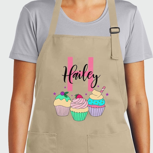 PERSONALISED CUPCAKE APRON PERSONALISED FREE design 2 PERSONALISED CUPCAKE APRON PERSONALISED FREE design 2