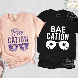 Baecation Shirts, Couple Shirts, Couples Vacation Shirts, Husband and Wife Shirts, Boyfriend and Girlfriend Shirts, Couples Travel Shirts
