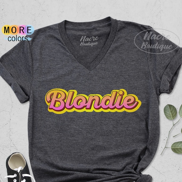 Blondie Shirt, 70s Retro Blondie TShirt, Blondie T-Shirt, Blondie Will Anything Happen Shirt, Womens Graphic Shirt, Blondie Tee
