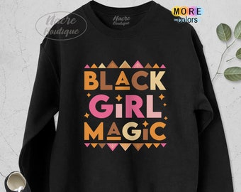 Melanin Hoodie Natural Hair Hoodie, Black Girls Rock Black is beautiful Gift Blacks Girl Been Magic Hoodie Black women Black girl magic
