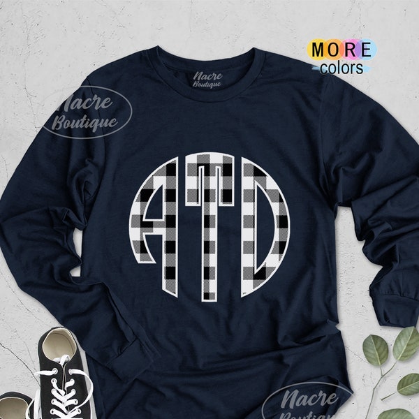 Monogram Long Sleeve - Etsy