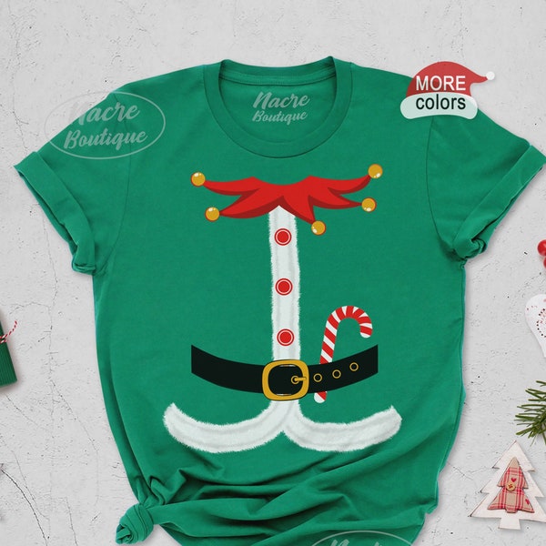 Elfo Squad - T-Shirt - Elfi Festività Natalizie Costume Elfi - Foto 3