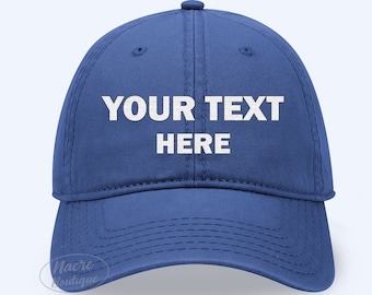 Custom Embroidered Hats, Personalized Hats, Dad Hats, Custom Embroidered Baseball Caps, Vintage Custom Hats, Personalized Hat Your Text Here