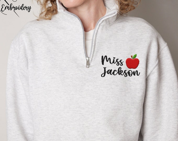 Custom Embroidered Teacher Shirts main image 1