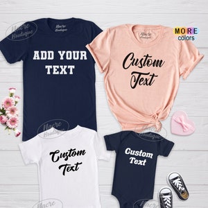 Custom Shirts, Custom Shirt, Custom T-shirt, Personalized T-shirt, Custom Family Shirts, Family Shirts, Matching Family Shirts