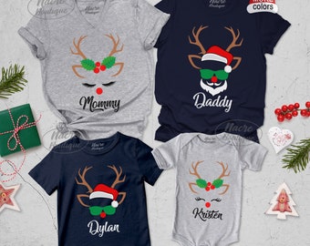 Family Christmas Tee Etsy