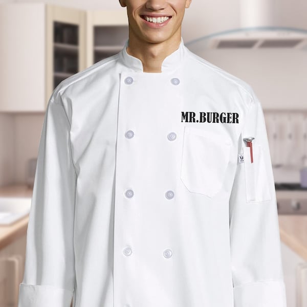 Kitchen Chef Jacket Etsy