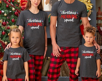 Christmas Morning Squad Shirts, Personalized Family Merry Christmas Shirt, Xmas Squad Shirt, Holiday Shirt, Merry Xmas Shirt