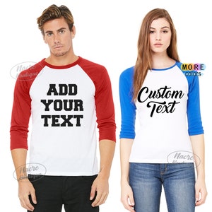 Custom Raglan Shirt, Custom Shirt, Personalized Raglan Shirts, Custom Baseball Shirt, Raglan Shirt, Personalize Shirt, Add Your Text