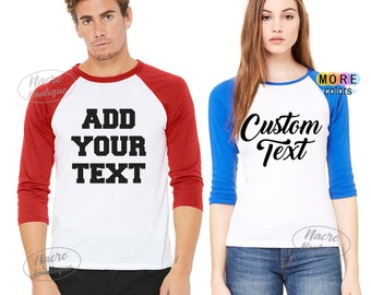 personalized raglan shirts