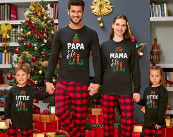 Elf Family Long Sleeve Shirt, Matching Family Christmas Long Sleeve, Papa Elf Shirt, Mama Elf Shirt, Elf Family Shirt, Elf Family T-Shirt