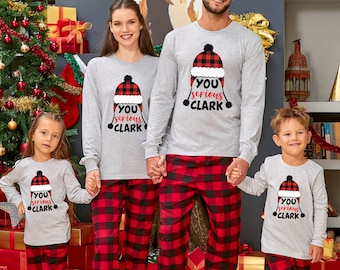 You Serious Clark Family Long Sleeve Shirt, Matching Family Christmas Shirt, Christmas Vacation Long Sleeve, 2023 Xmas Party Costume
