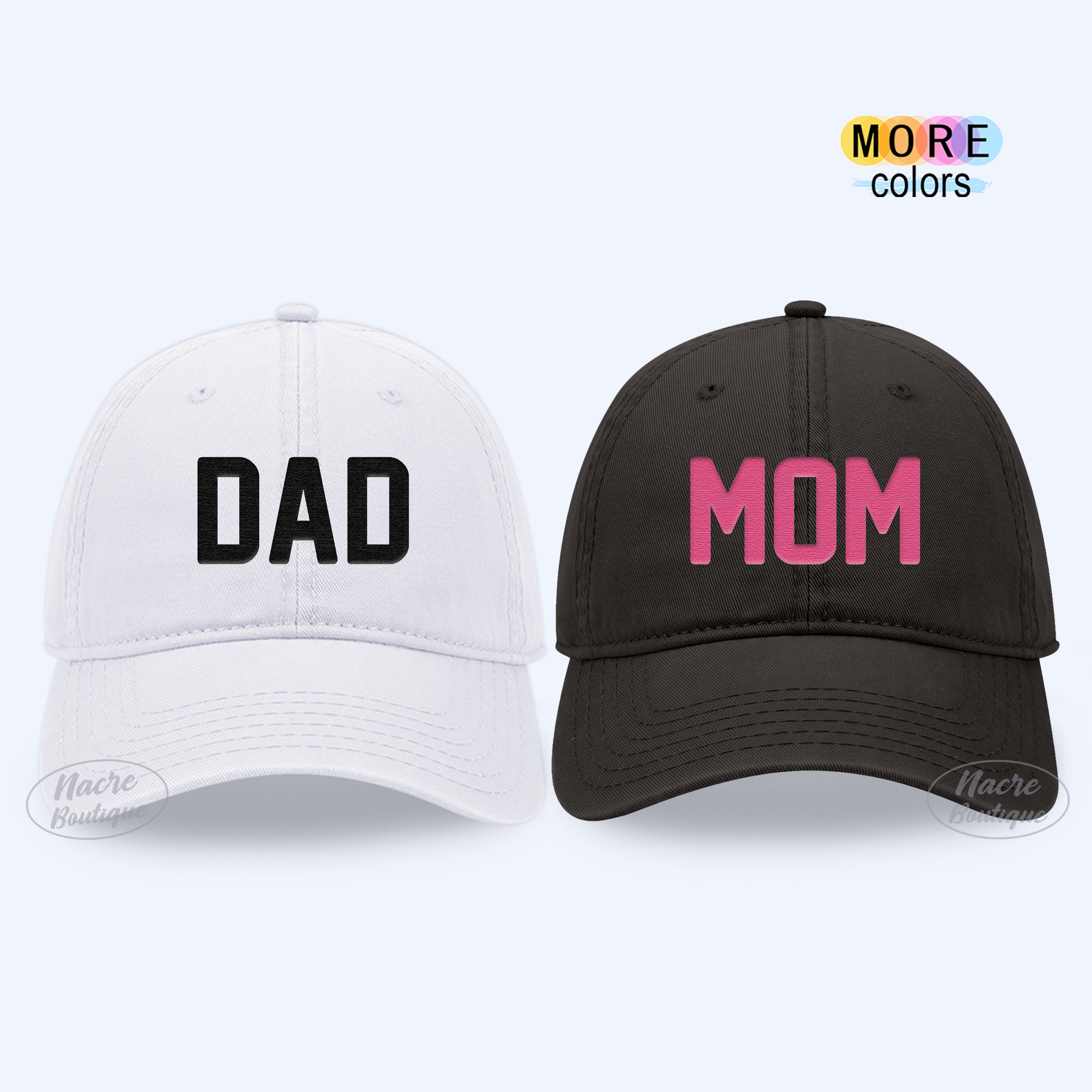 Mom and Dad Hats Mom and Dad Embroidered Hats Baseball Cap | Etsy