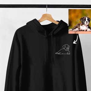 Custom Pet Face Hoodie, Customized Pet Hoodie, Custom Pet Photo Hoodie Hoodies, Personalized Dog Hoodie, Cat Face Hoodie, Dog Mom Hoodies zdjęcie 4