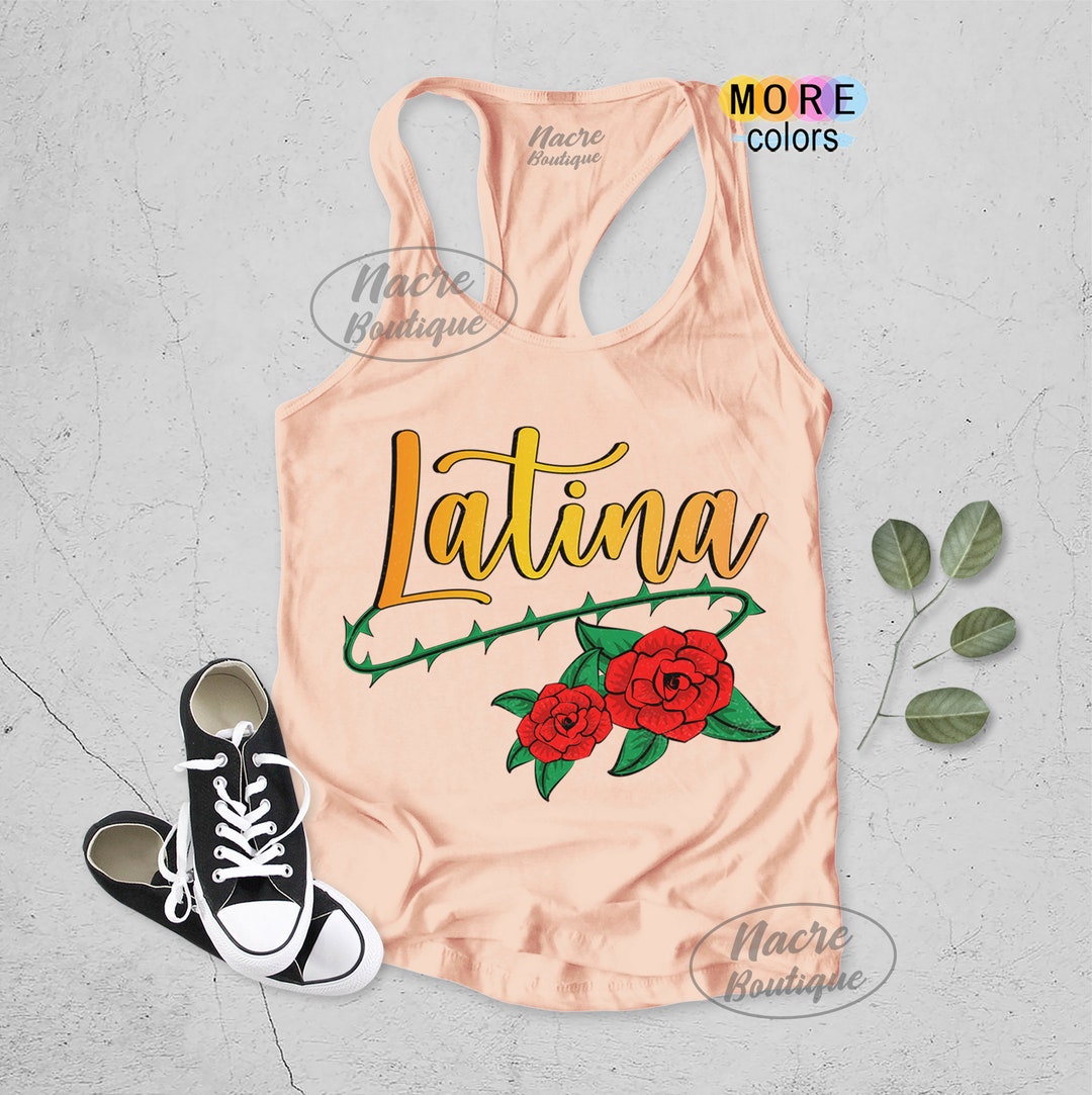 Latina Tank Top Mexicana Tank Tops Mexico Tanks Mexican - Etsy