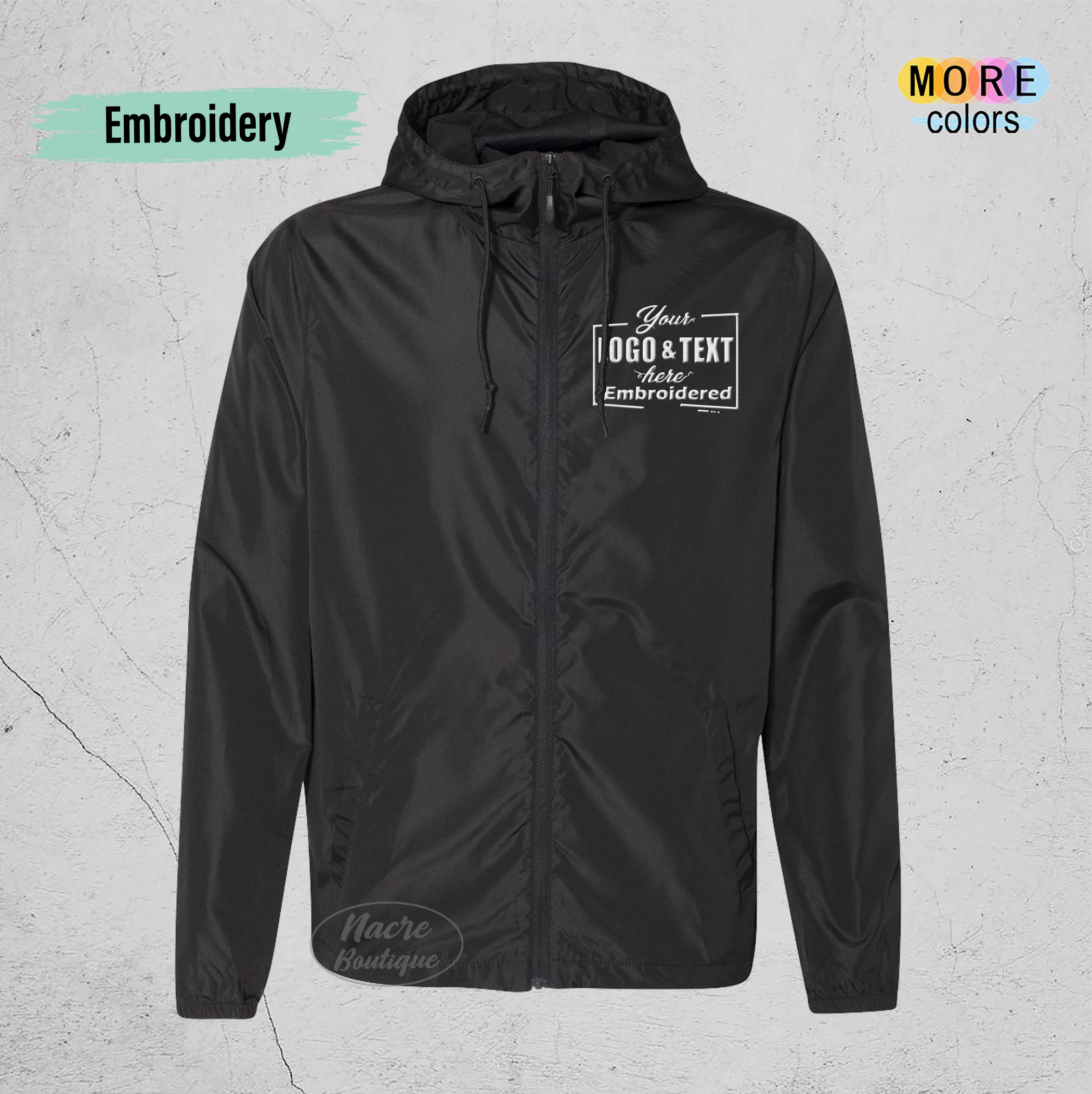 Custom Monogrammed Full Zip Jacket 