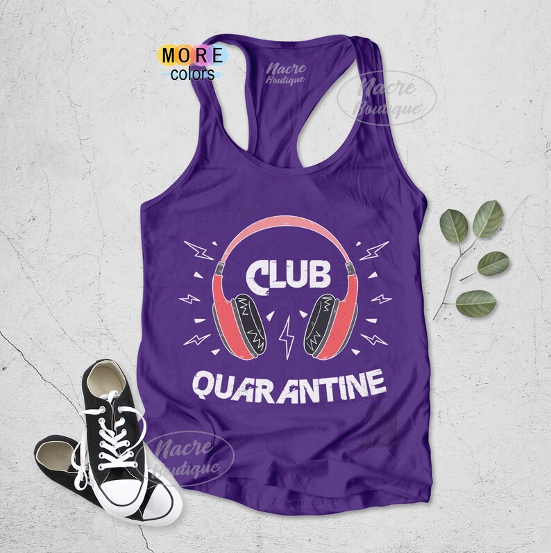 Quarantine Tanks Club Quarantine Tanks Social Distancing Etsy