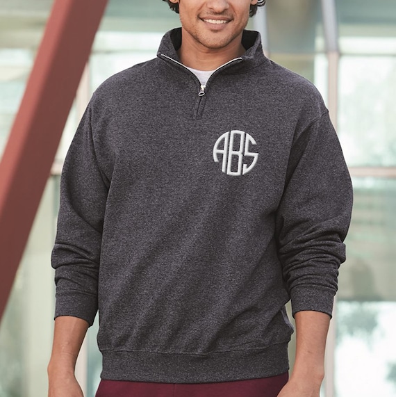 New Personalised Embroidered Classic Quarter Zip Sweatshirt Workwear,UniformLogo New Personalised Embroidered Classic Quarter Zip Sweatshirt Workwear,UniformLogo
