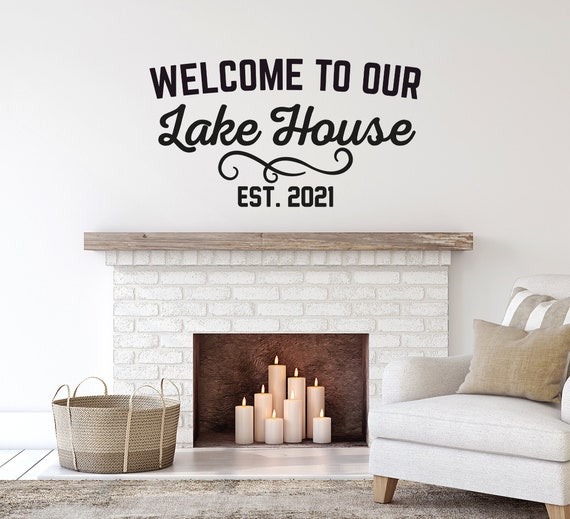 Lake House Wall Decor to Our Lake House Decal Wall Etsy