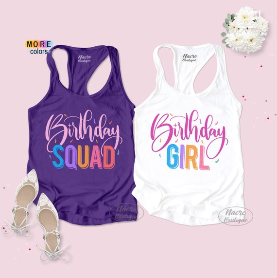 Birthday tank tops best sale
