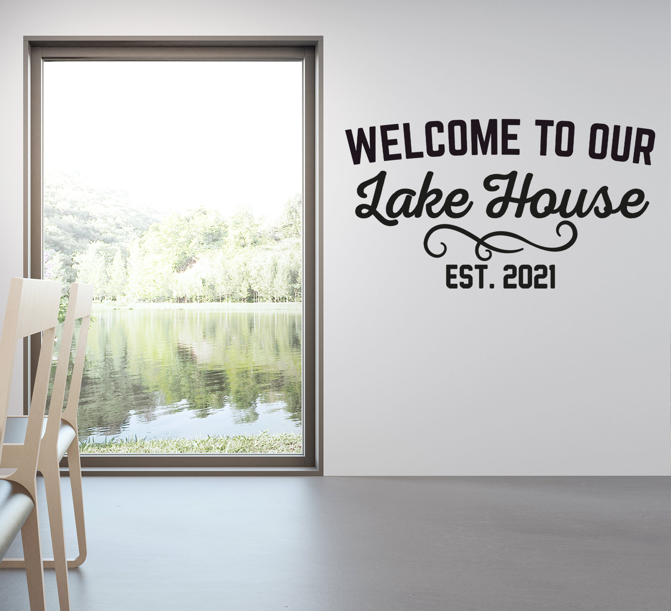 Lake House Wall Decor to Our Lake House Decal Wall Etsy