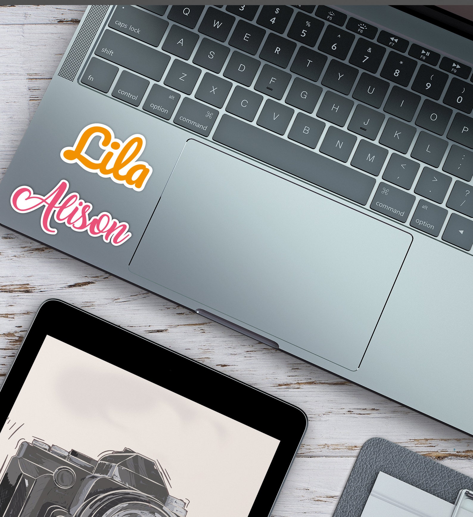 Custom Name Stickers Custom Laptop Stickers Laptop Stickers Etsy