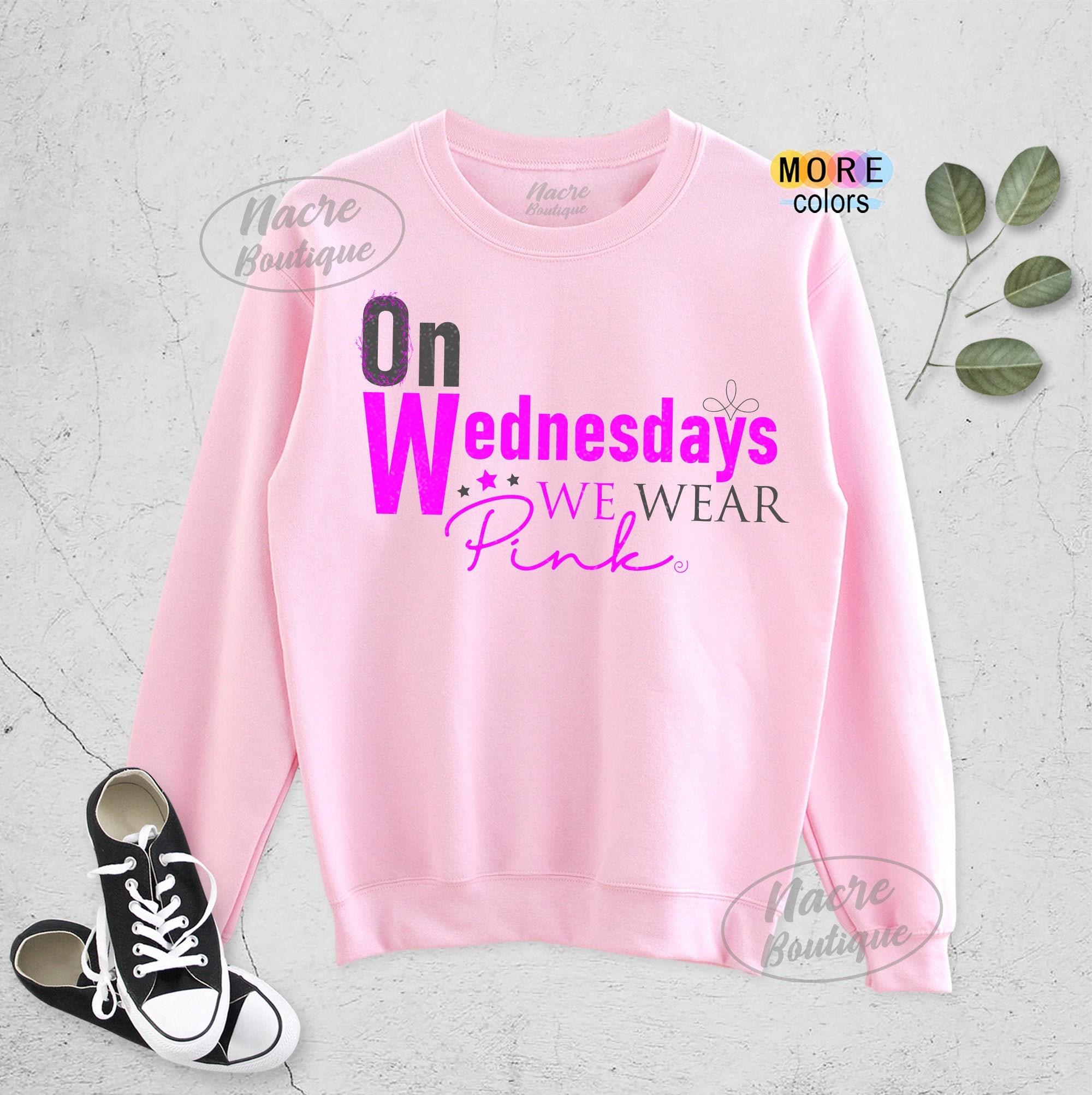 MEAN GIRLS Badge Pack on Wednesdays We Wear Pink Pin Button -  Sweden