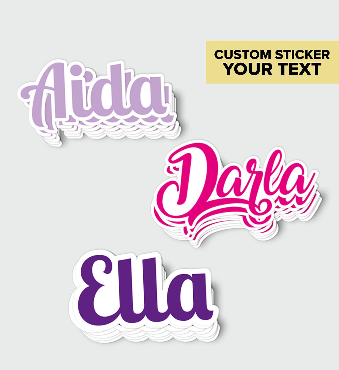 Adesivi Rettangolari Personalizzati - Stickers In Vinilo - Foto 3