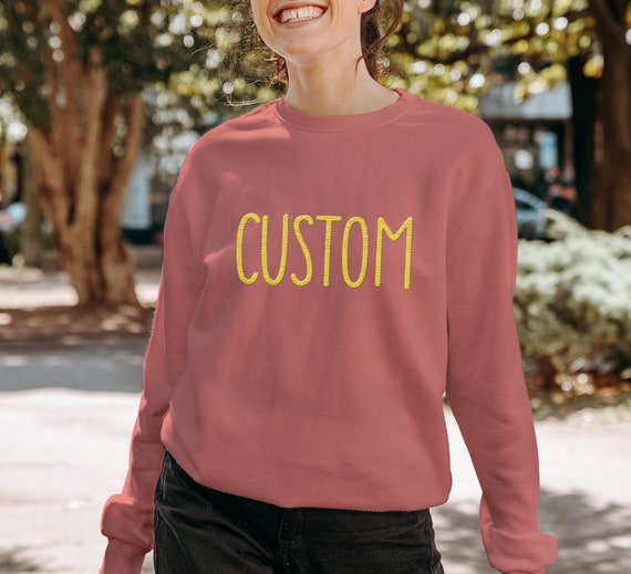 Custom Embroidered Crewneck