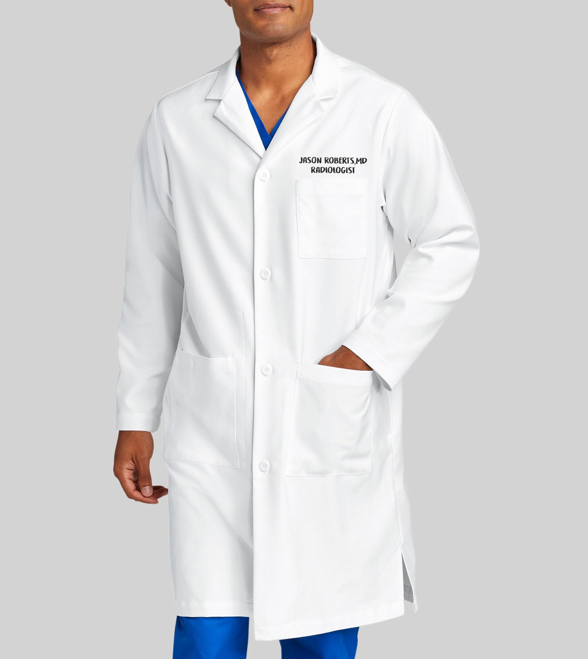 Personalized Embroidered Lab Coat, Custom Medical Jacket - Etsy