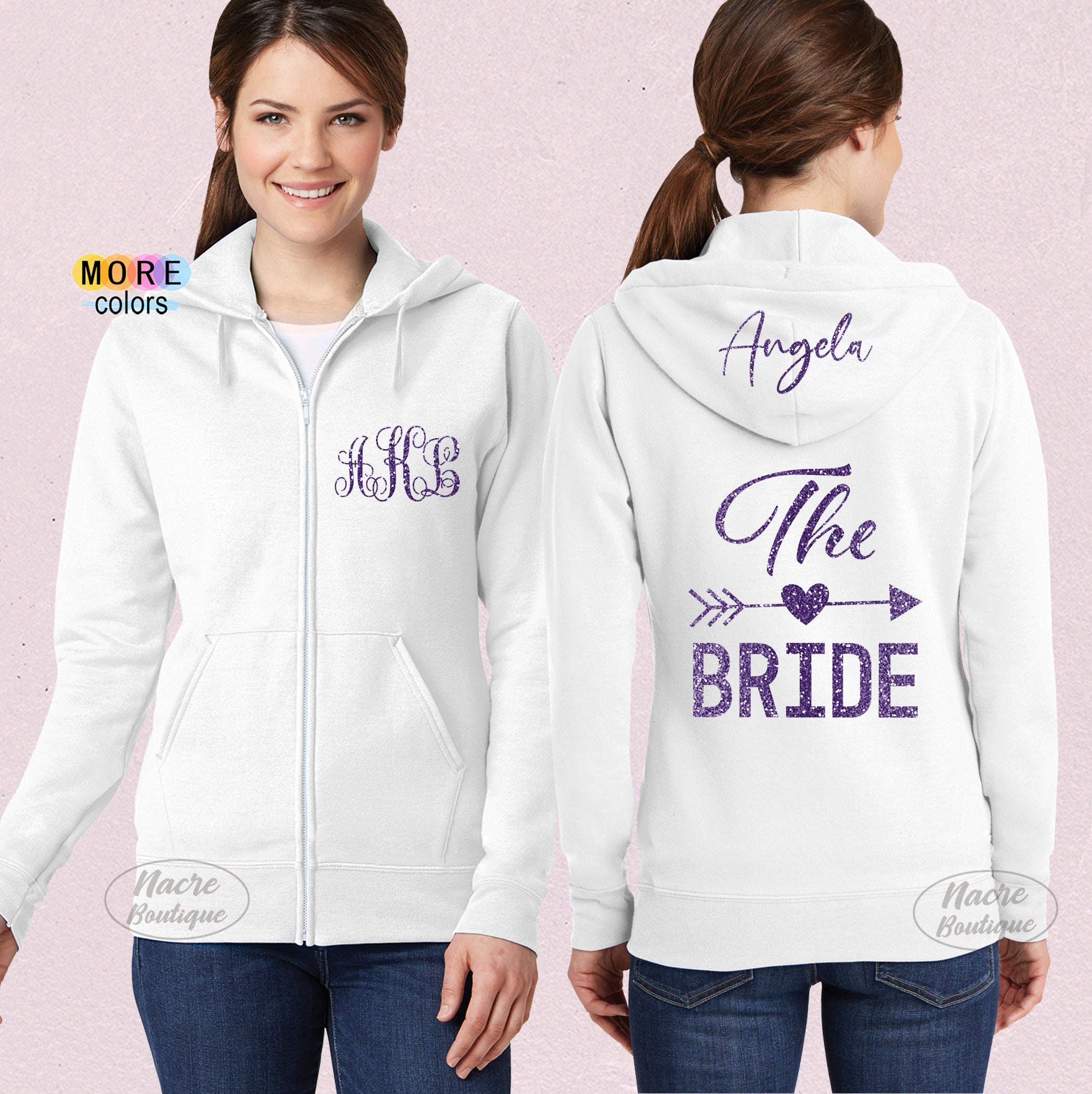 personalized zip up jacket