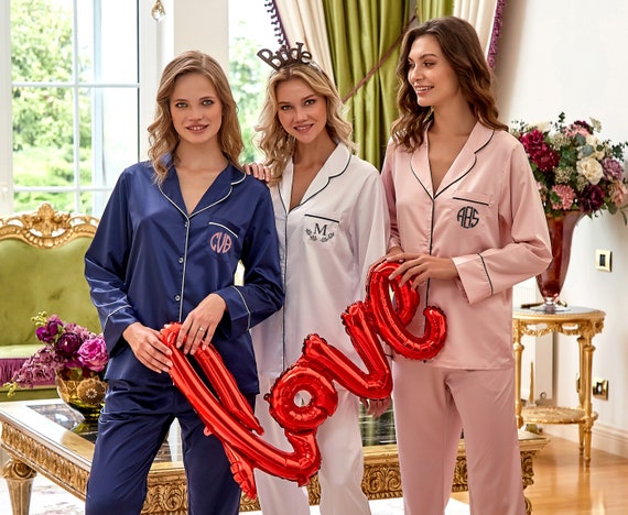 Ensemble Pyjama Long En Satin