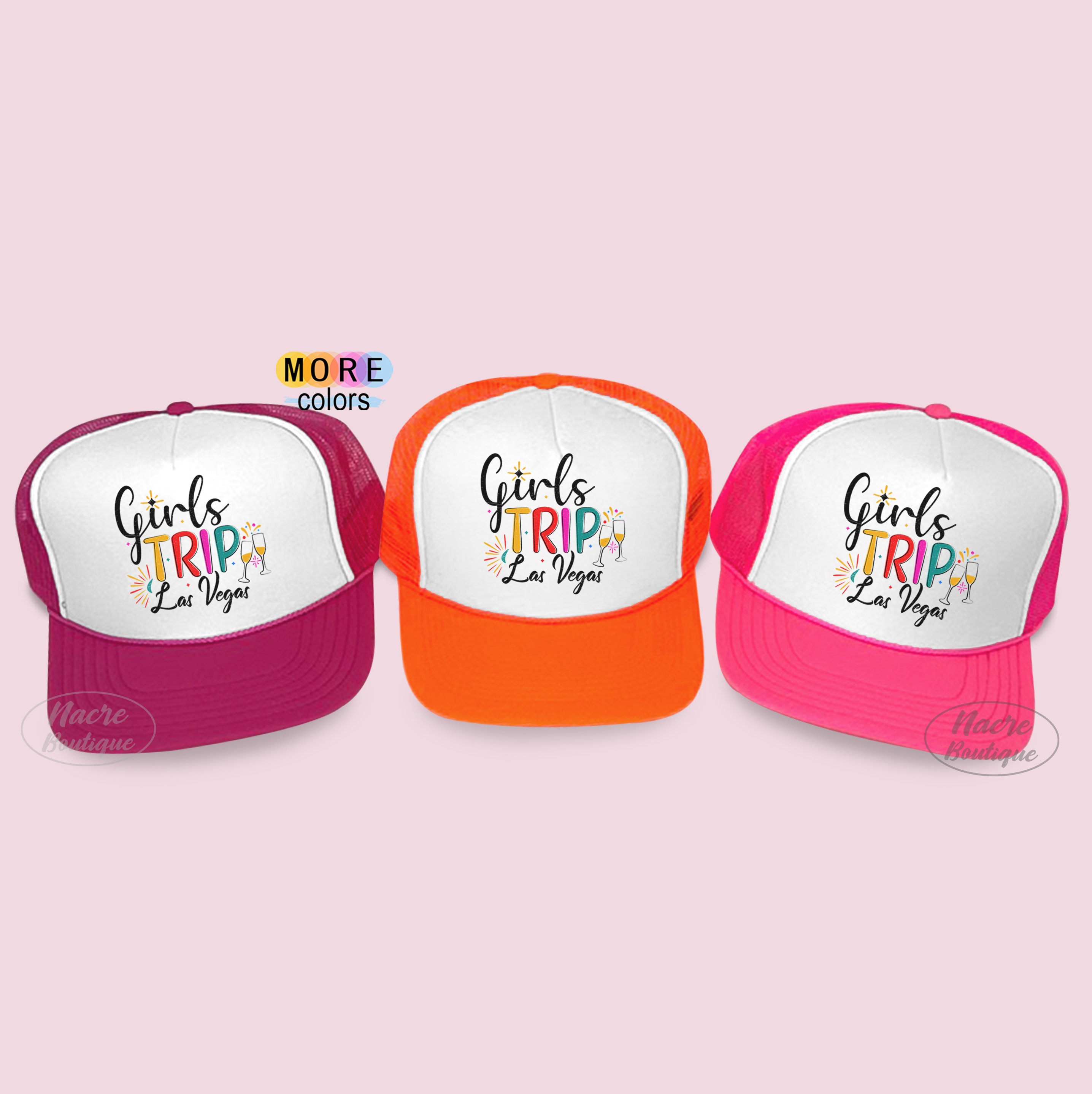 Girls Trip Hats Girls Matching Hats Girls Trip Las Vegas Etsy